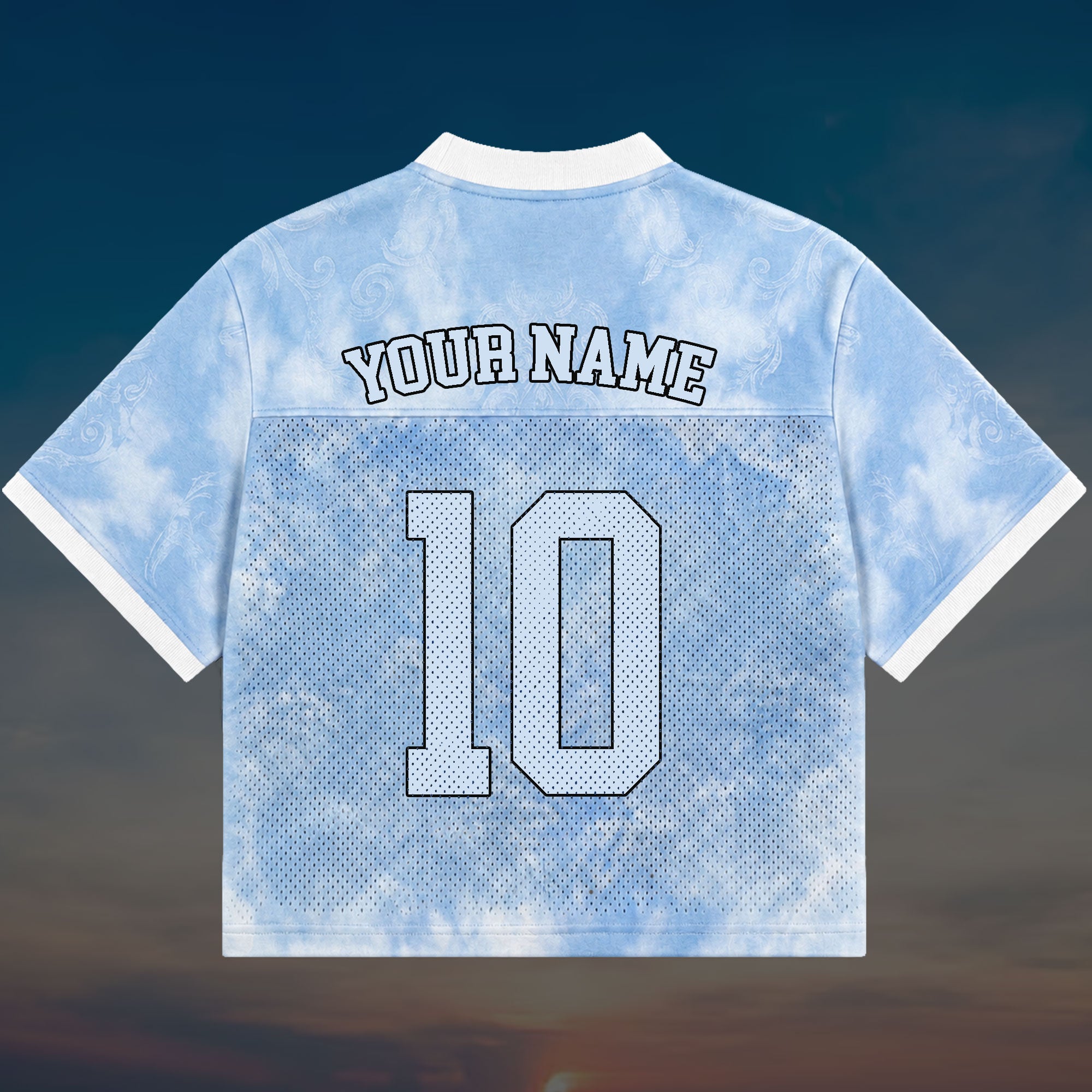Personalized Heavenly Angels Mesh Jersey, Custom Name and Number Christian Apparel
