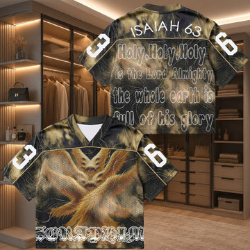 Biblical Seraphim Angel Mesh Jersey, Isaiah 6:3 Christian Apparel