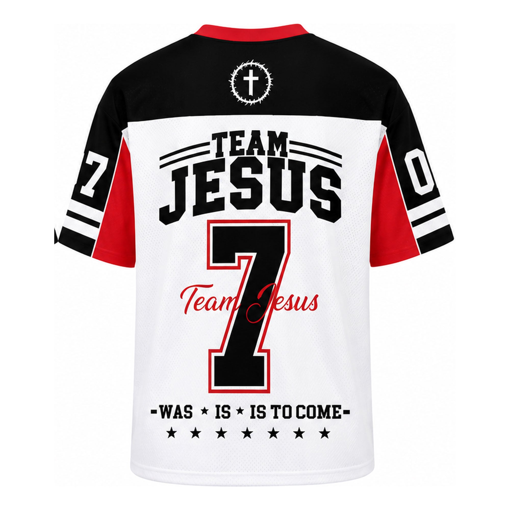 Team Jesus Number 7 Mesh Jersey, Christian Sports Apparel